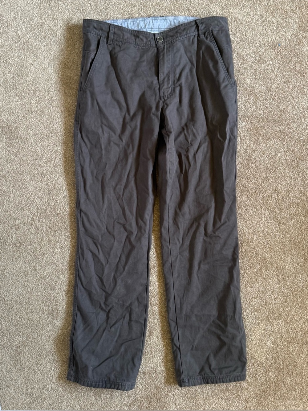 Columbia Flannel Lined Pants 34x32 Men’s Thermal Winter Work Outdoor Hiking EUC
